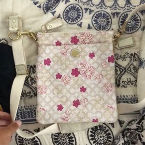 Coach floral Side Bag